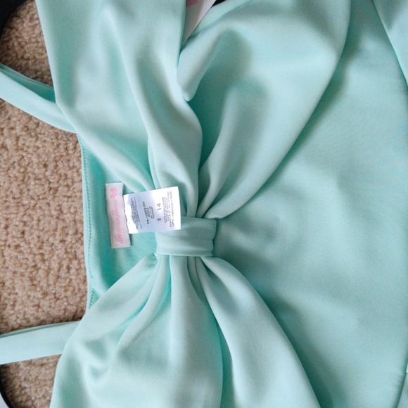 Brand new Easter big girls aqua dress - Picture 4 of 7